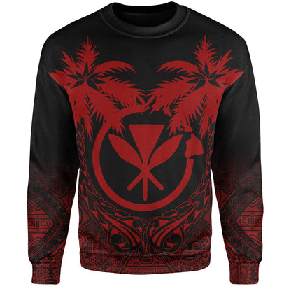 Hawaii Sweatshirt Polynesian Coconut