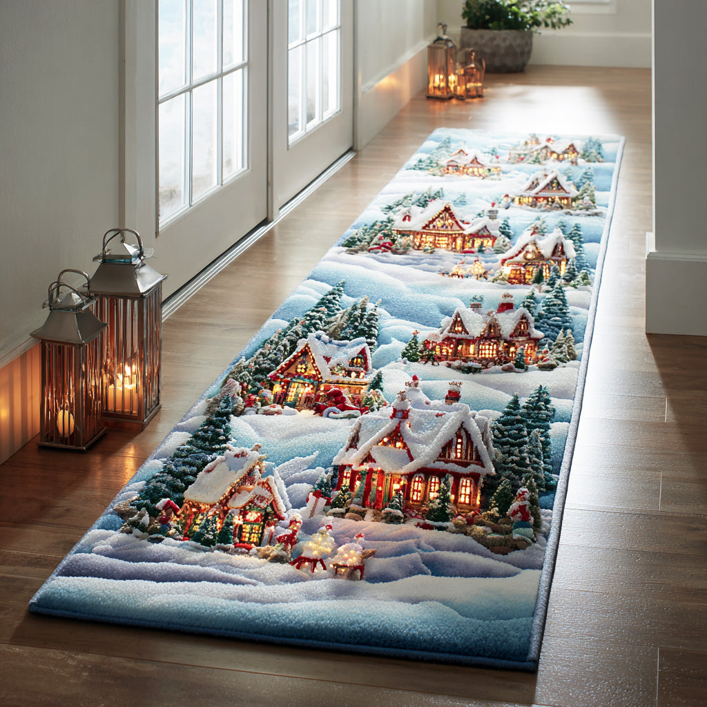 Frost Cabin Forest Runner Carpet VTQ-Myprintsy