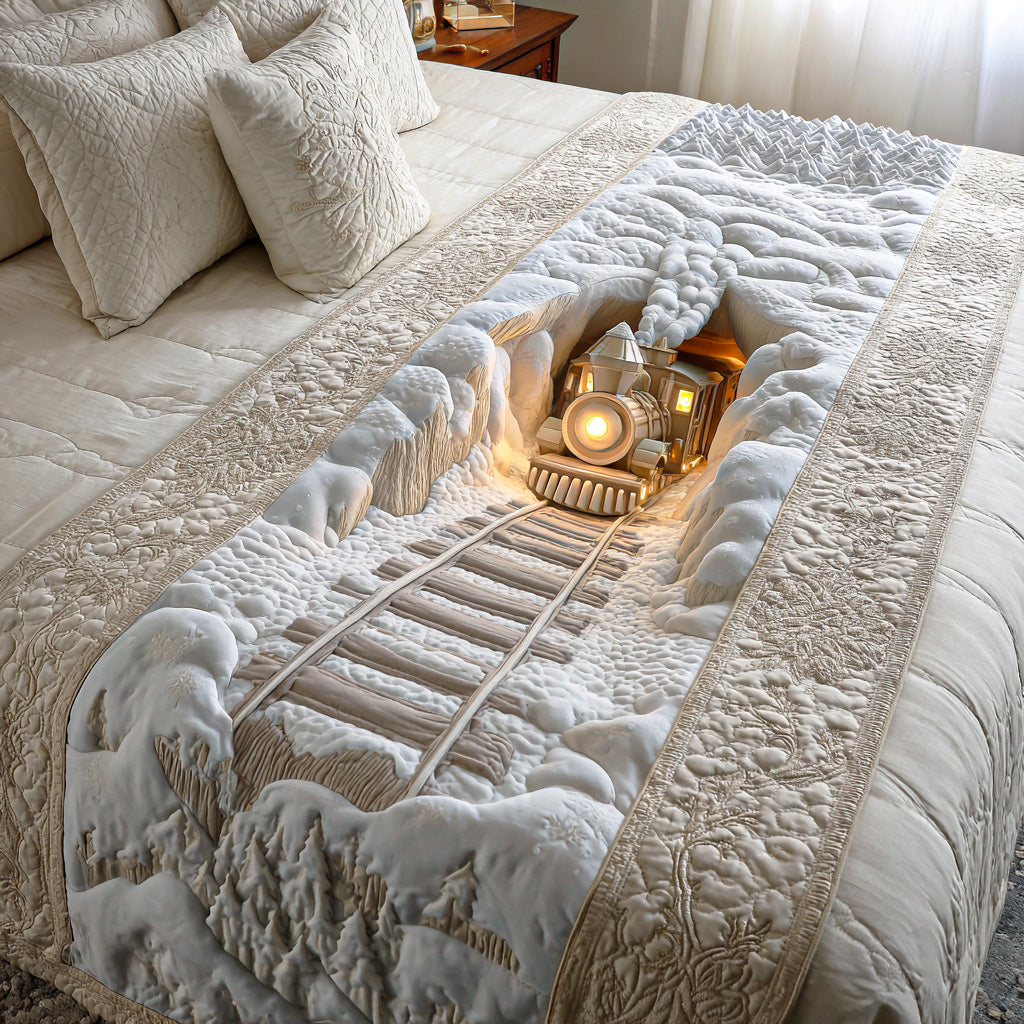Frost Rail Dream Quilted Bed Runner VTQ-Myprintsy