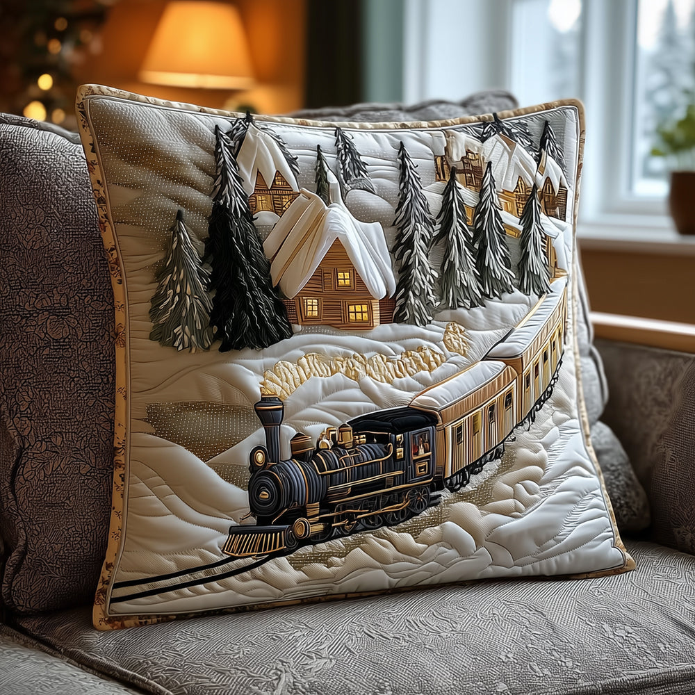 Frost Rail Whispers Quilted Pillow Case VTQ-Myprintsy