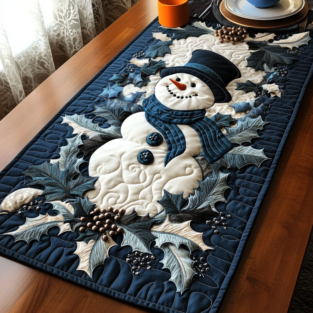 Frosted Bliss Quilted Table Runner VTQ-Myprintsy