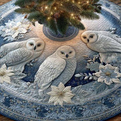 Frosted Companions Quilted Tree Skirt-Myprintsy