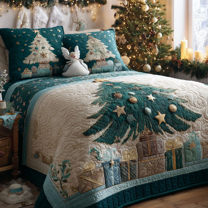 Frosted Forest -Piece Quilted Bedding Set VTQ-Myprintsy