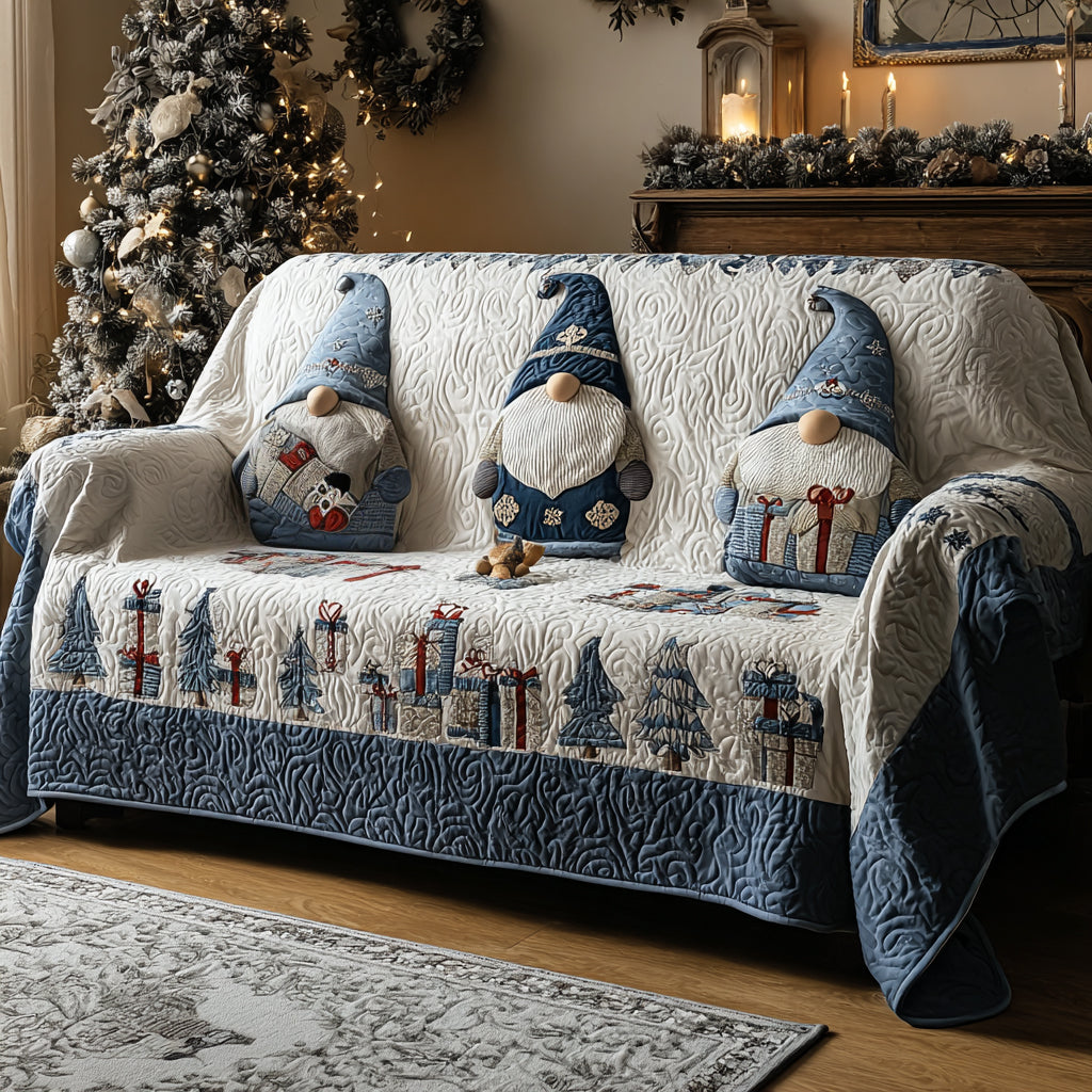 Frosted Friends Quilted Sofa Cover VTQ-Myprintsy