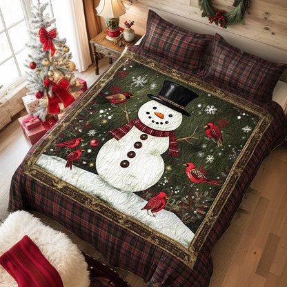 Frosted Joy -Piece Quilted Bedding Set VTQ-Myprintsy