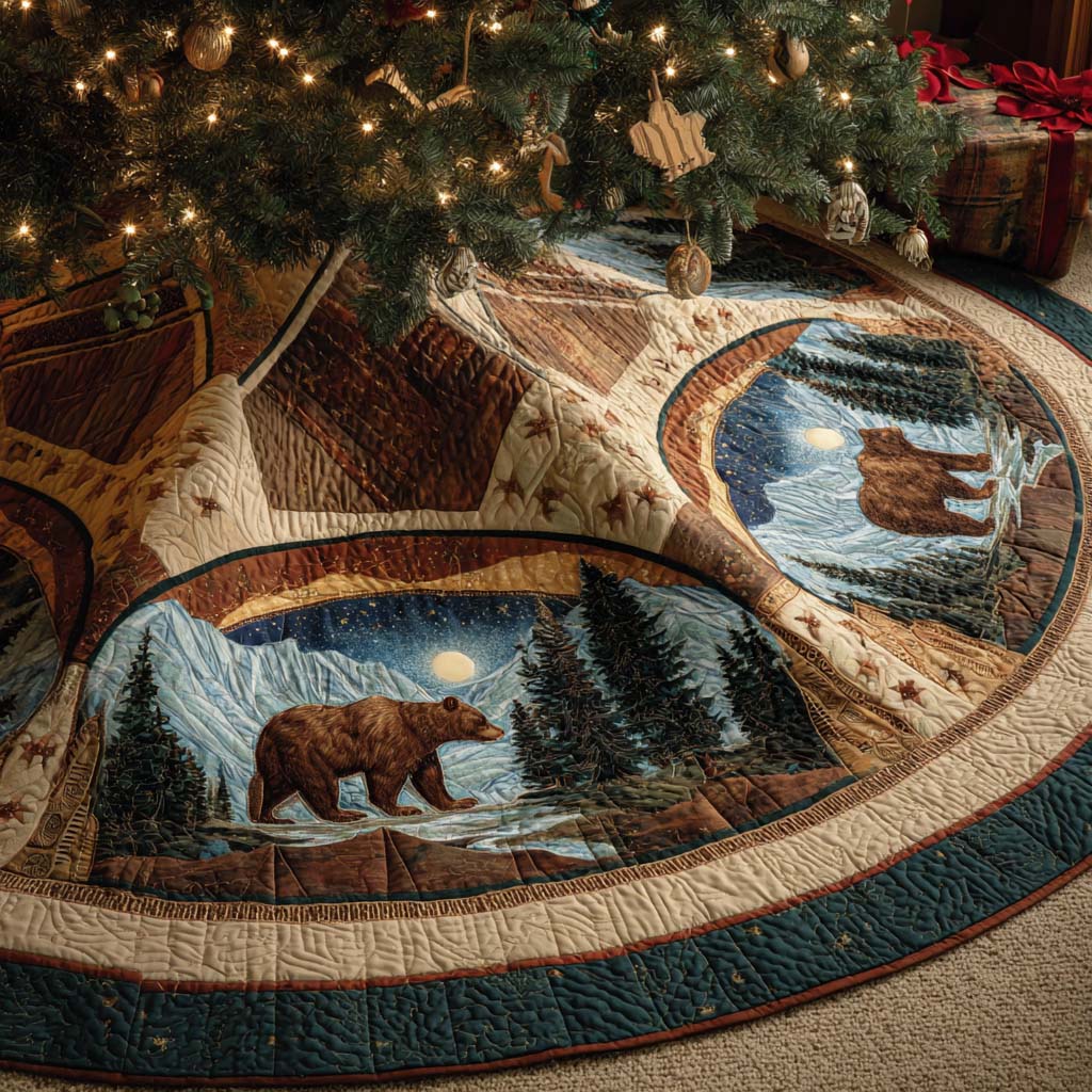 Frosted Valley Quilted Tree Skirt-Myprintsy