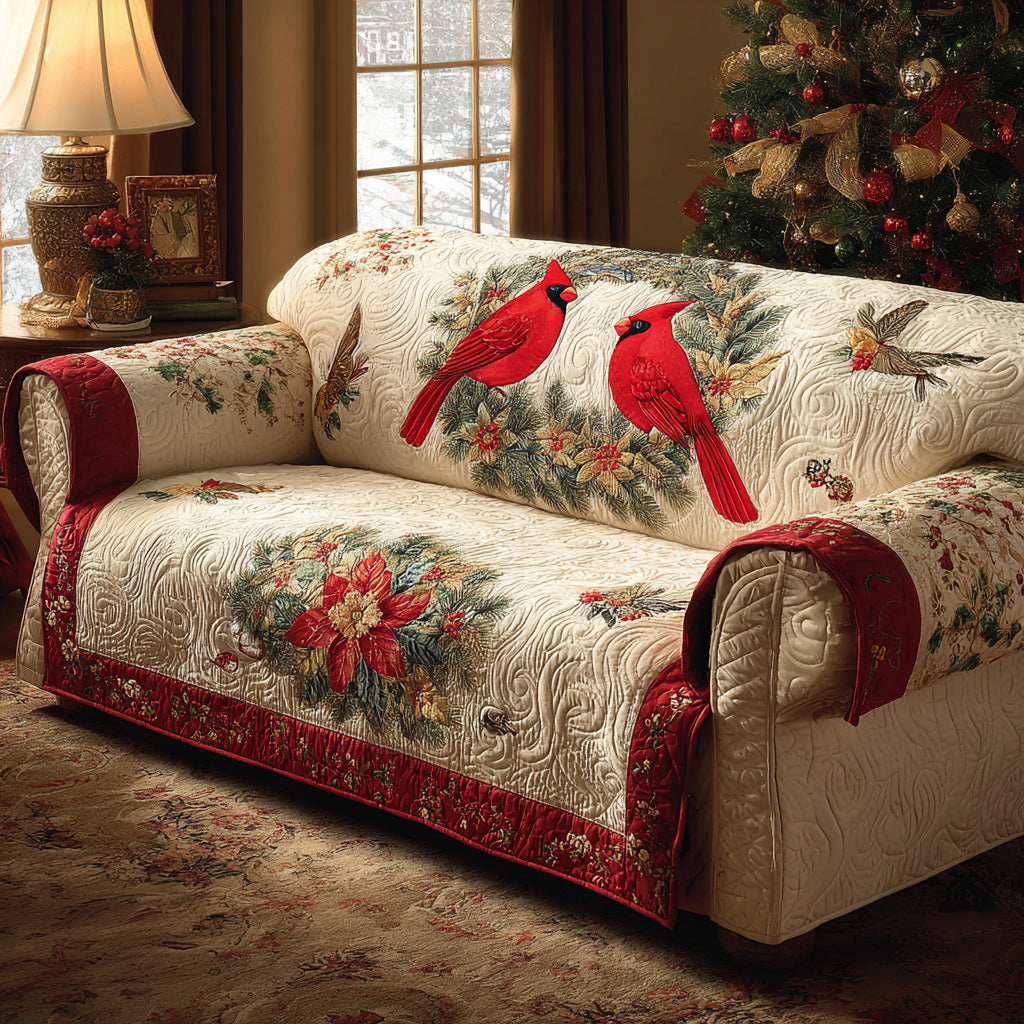 Frosted Wings Quilted Sofa Cover VTQ-Myprintsy
