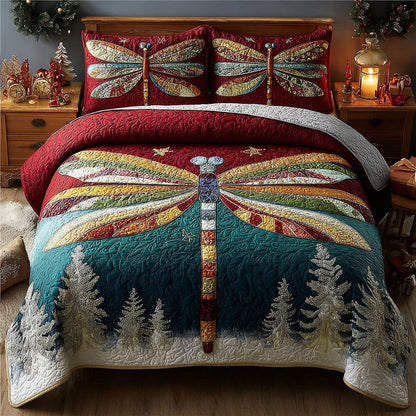 Frostfire Wings -Piece Quilted Bedding Set VTQ-Myprintsy