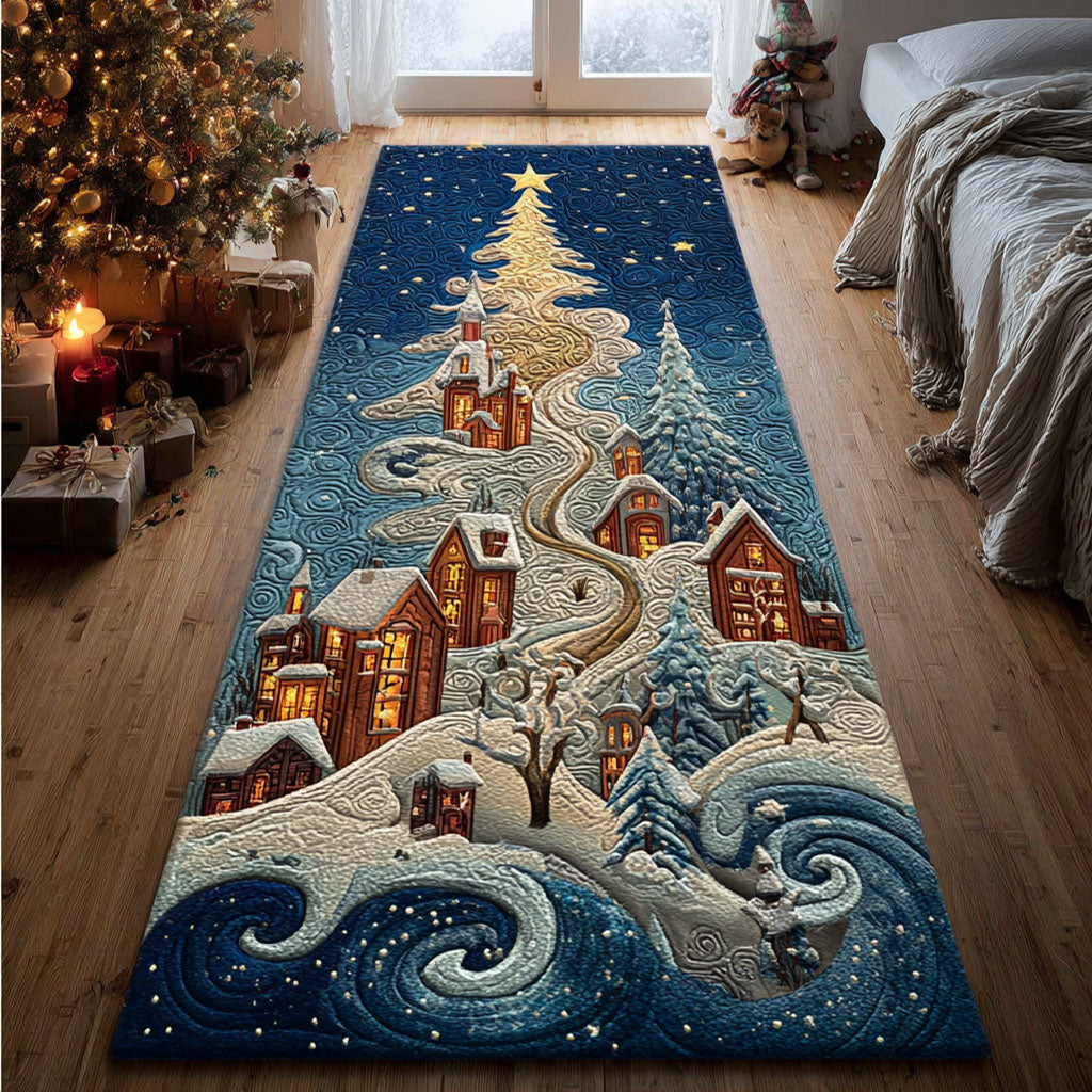 Frostlight Village Runner Carpet VTQ-Myprintsy