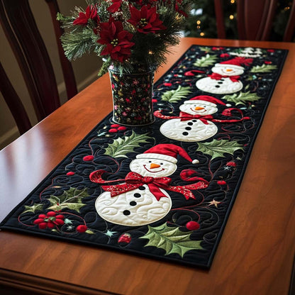 Frosty Friend Quilted Table Runner VTQ-Myprintsy
