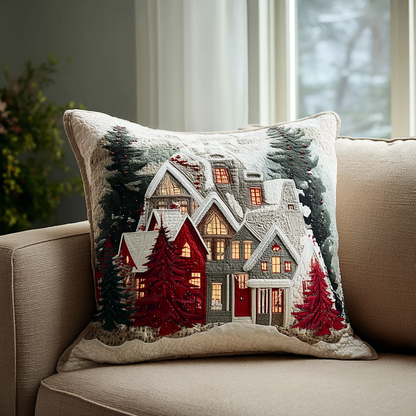 Frosty Night Quilted Pillow Case VTQ-Myprintsy
