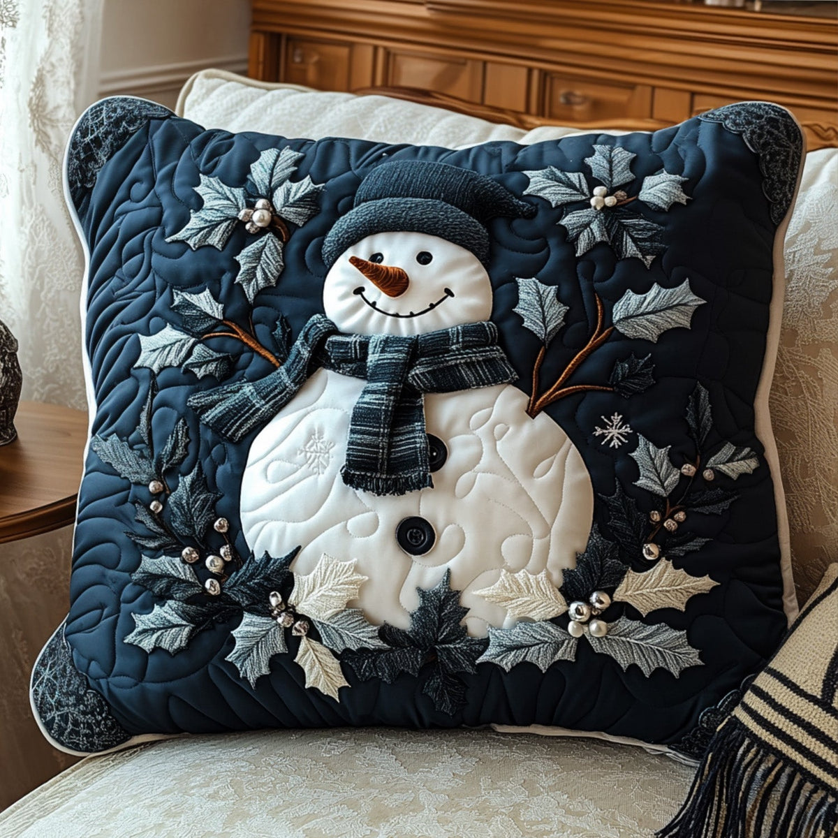 Frostys Cozy Wonderland Quilted Bedding Pillow Case VTQ-Myprintsy
