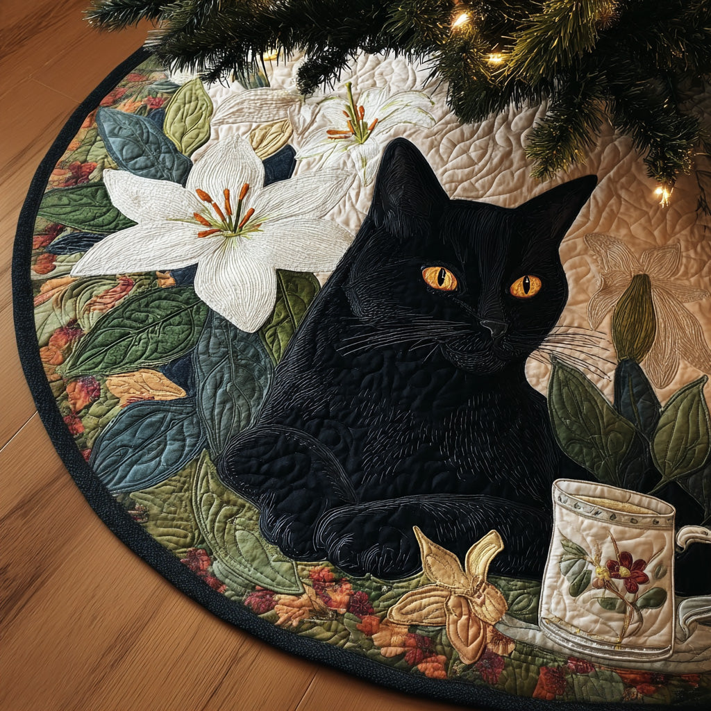 Garden Watch Christmas Quilted Tree Skirt-Myprintsy