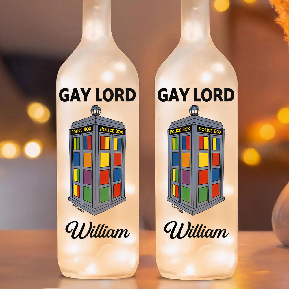 Gay Lord - Personalized Bottle Lamp-Myprintsy