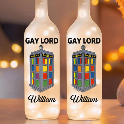 Gay Lord - Personalized Bottle Lamp-Myprintsy