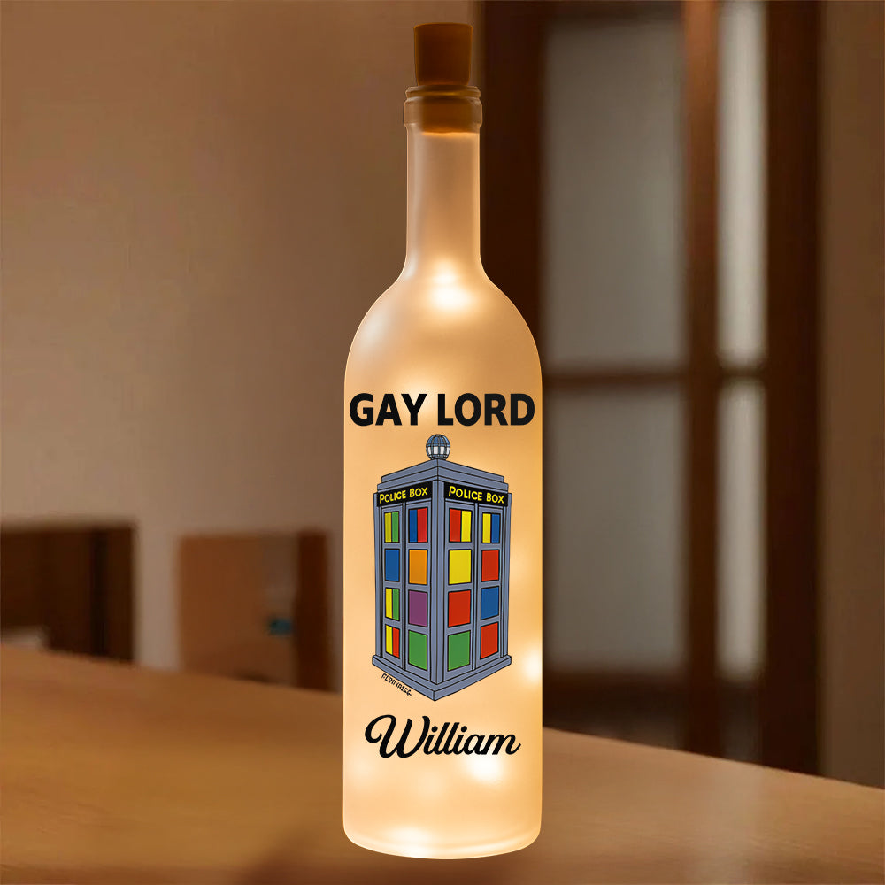 Gay Lord - Personalized Bottle Lamp-Myprintsy