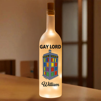 Gay Lord - Personalized Bottle Lamp-Myprintsy