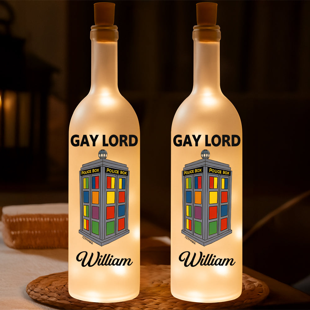 Gay Lord - Personalized Bottle Lamp-Myprintsy