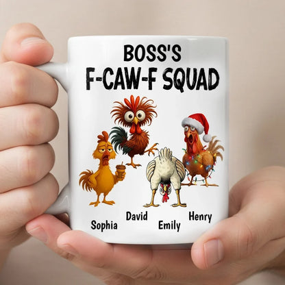 FCAWF Animals Squad - Personalized Funny Coffee Mug