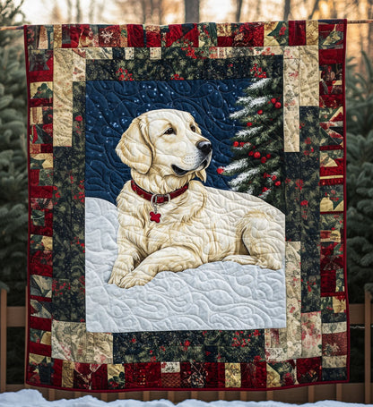 Gentle Golden Quilted Blanket VTQ-Myprintsy