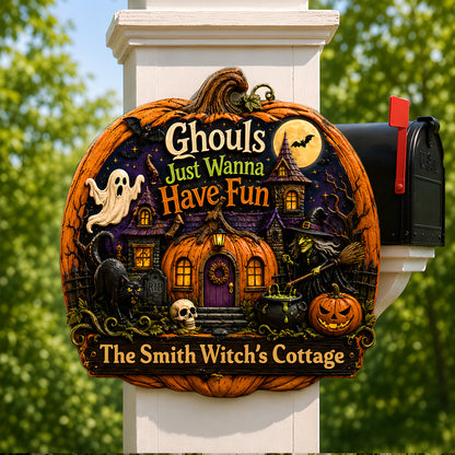 Ghouls Just Wanna Have Fun - Personalized Custom Shaped Metal Sign - Gift For Halloween-Myprintsy