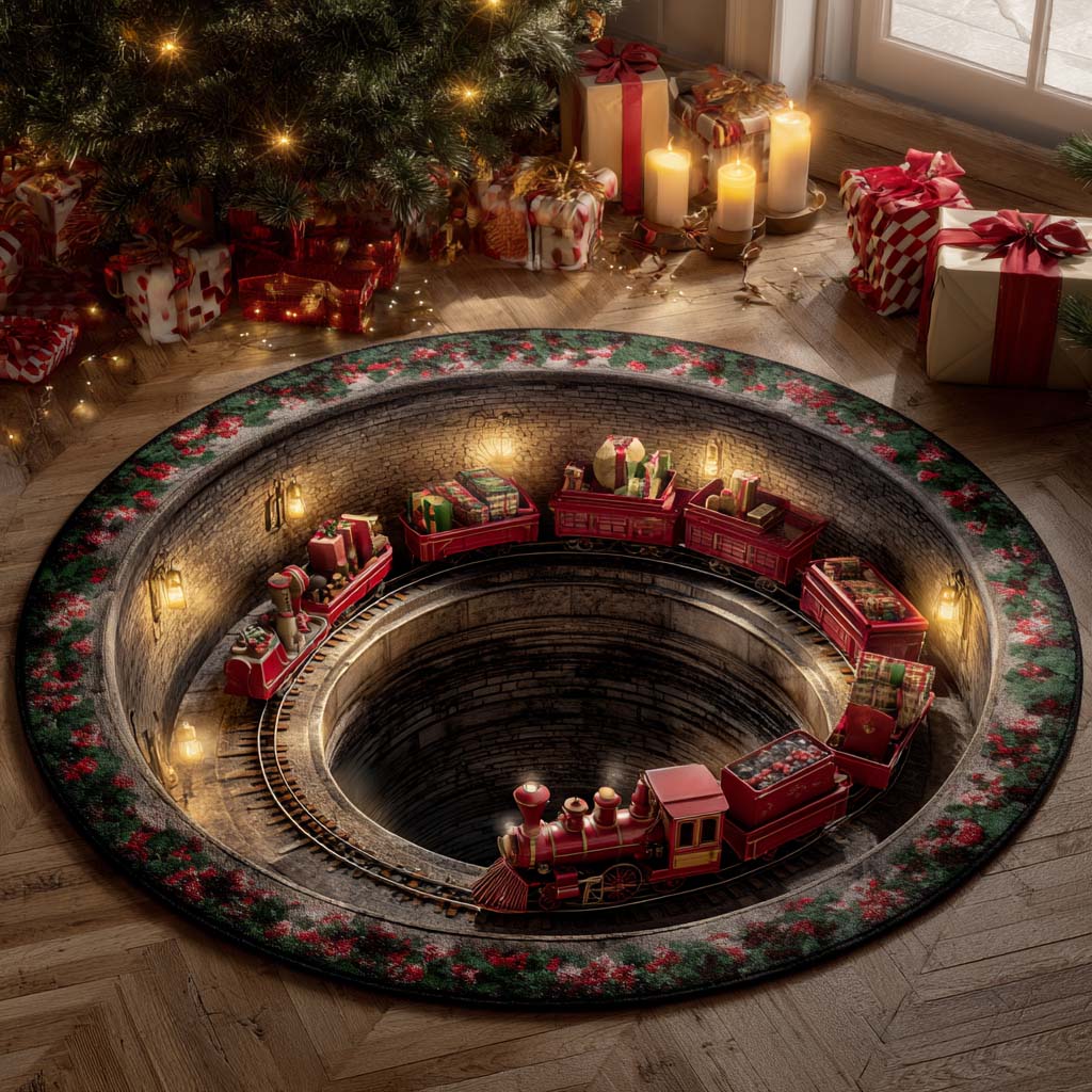 Gift Tunnel Express Round Carpet VTQ-Myprintsy
