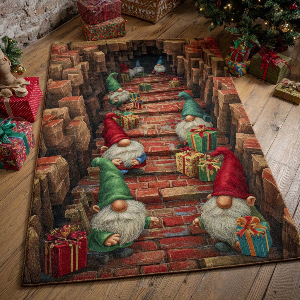 Gift Tunnel Gnomes Area Rug VTQ-Myprintsy