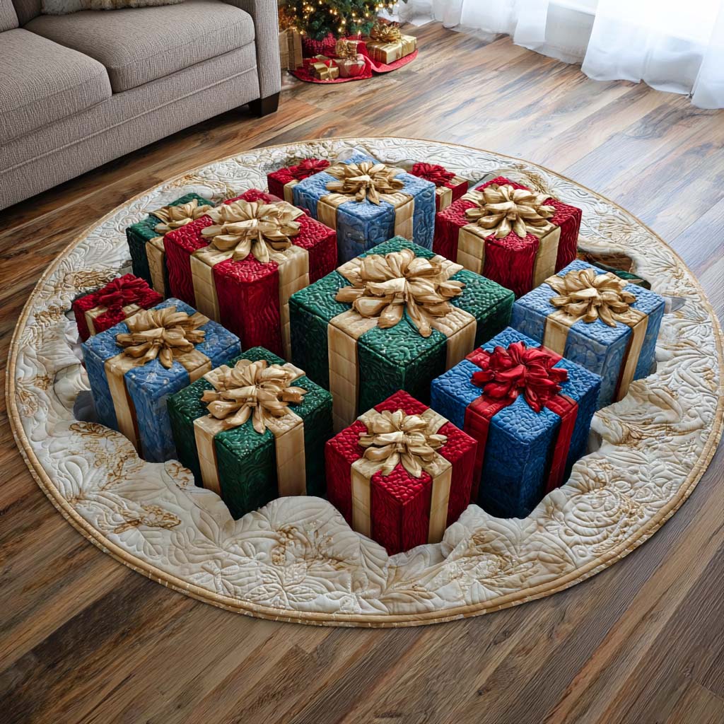 Gift Wonderland Round Carpet VTQ-Myprintsy