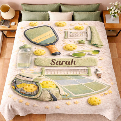 Gifts for Pickleball Players & Lovers - Personalized Blanket-Myprintsy