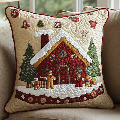 Ginger House Quilted Pillow Case VH VTQ-Myprintsy