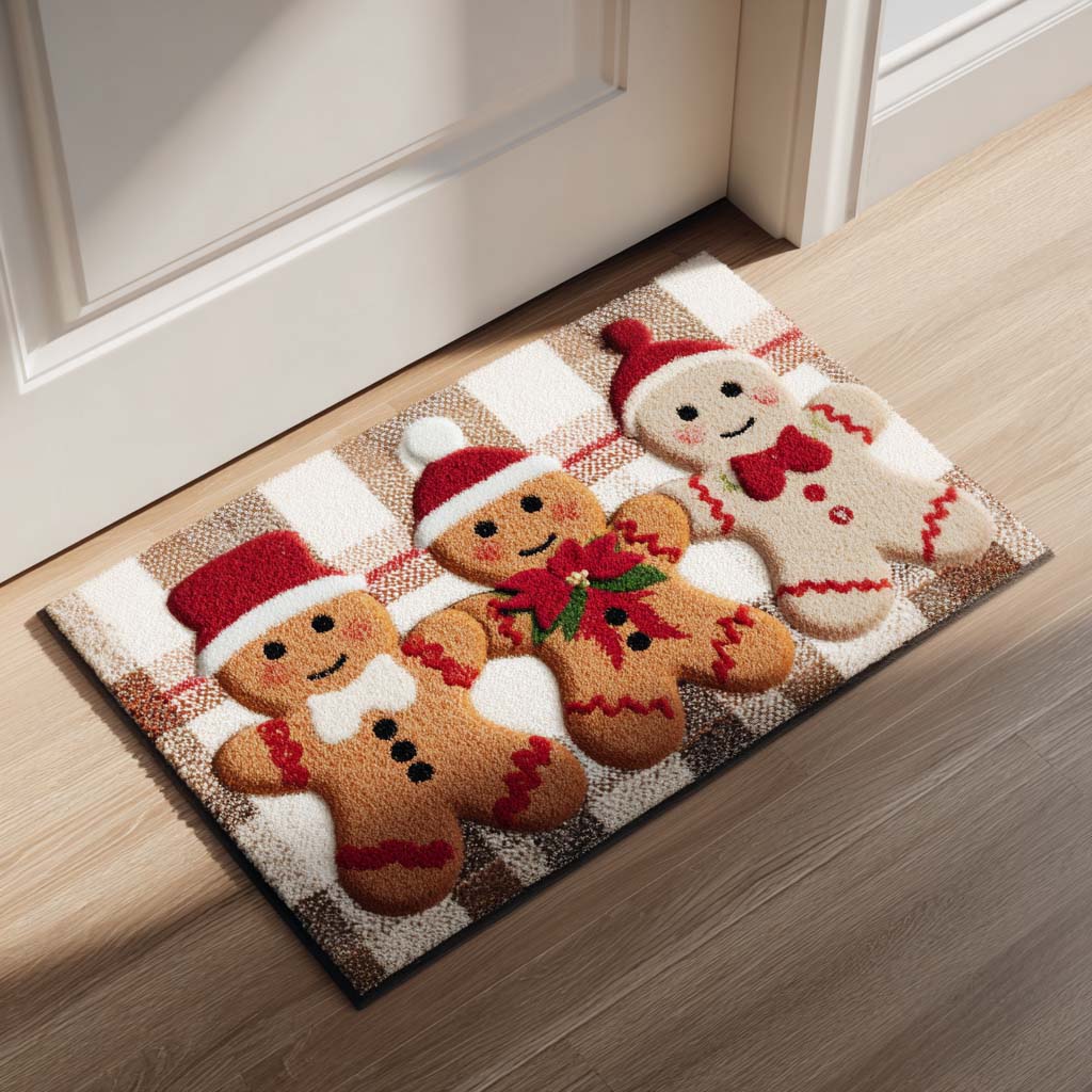 Gingerbread Joy Doormat VTQ-Myprintsy