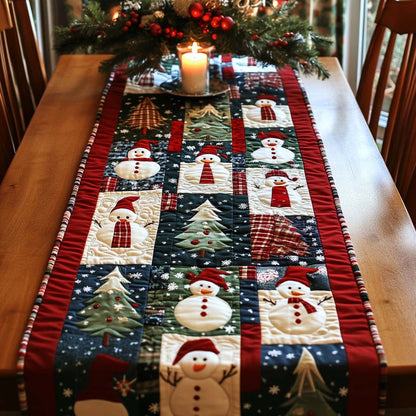 Gingerbread Magic Quilted Table Runner VTQ-Myprintsy