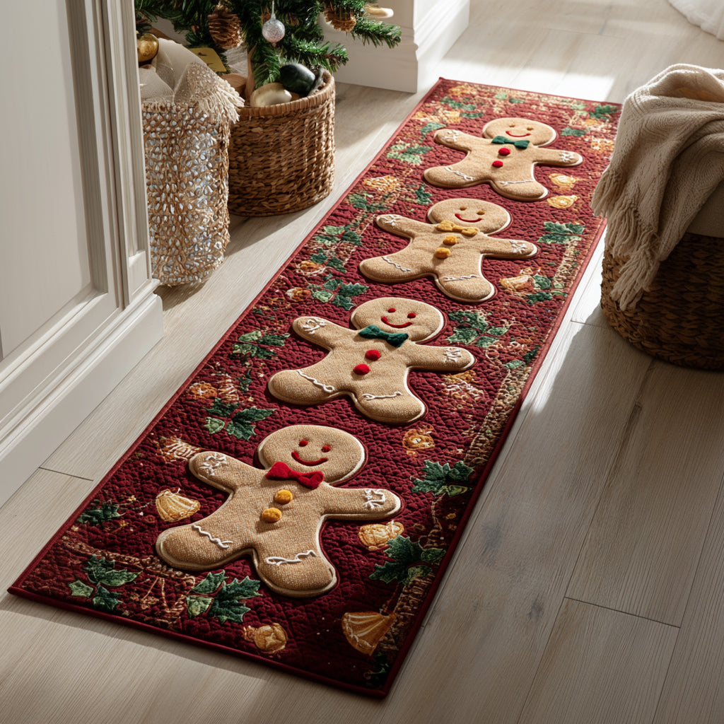 Gingerbread Man Joy Runner Carpet VTQ-Myprintsy