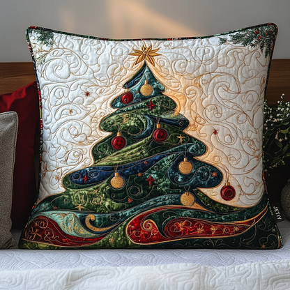 Glistening Tree Quilted Pillow Case VTQ-Myprintsy