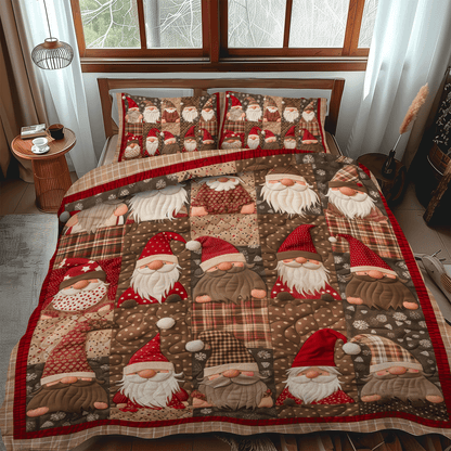 Gnome Cottage -Piece Quilted Bedding Set VTQ-Myprintsy