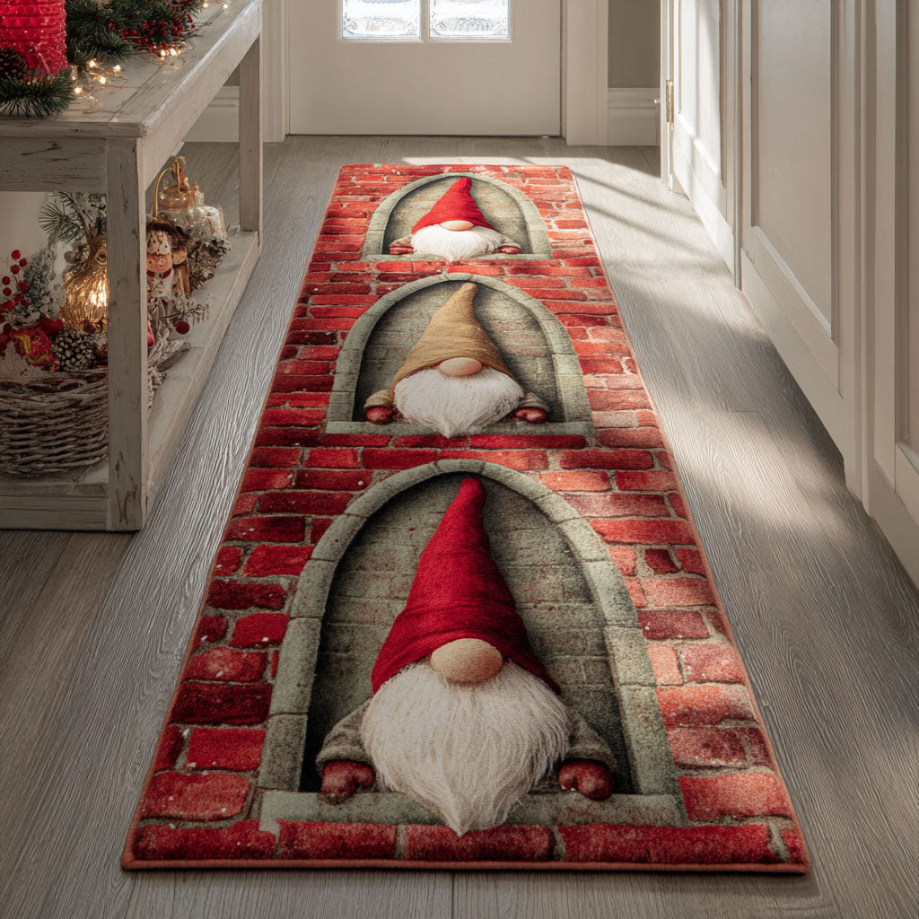 Gnome Festive Runner Carpet VTQ-Myprintsy