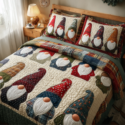 Gnome -Piece Quilted Bedding Set VTQ-Myprintsy