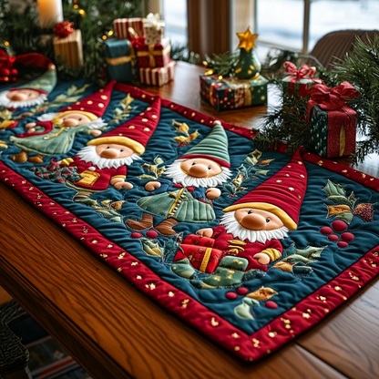 Gnome Workshop Quilted Table Runner VTQ-Myprintsy
