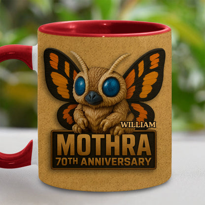 Godzilla Mothra - Personalized Accent Mug-Myprintsy