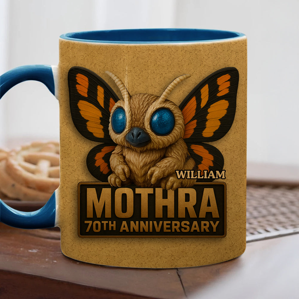 Godzilla Mothra - Personalized Accent Mug-Myprintsy