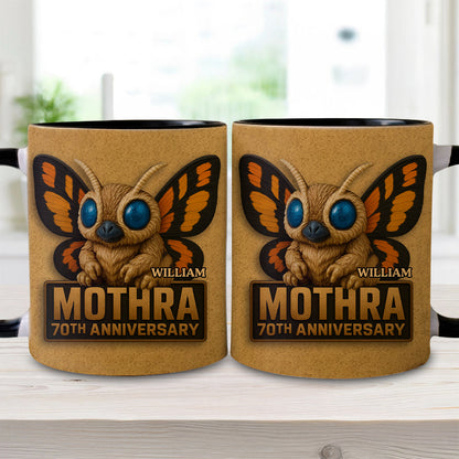 Godzilla Mothra - Personalized Accent Mug-Myprintsy