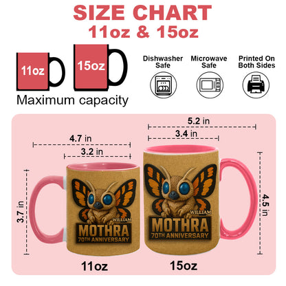 Godzilla Mothra - Personalized Accent Mug-Myprintsy