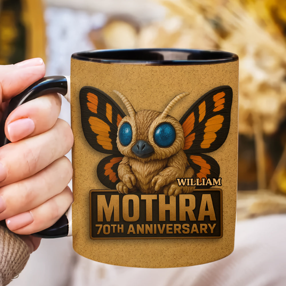 Godzilla Mothra - Personalized Accent Mug-Myprintsy