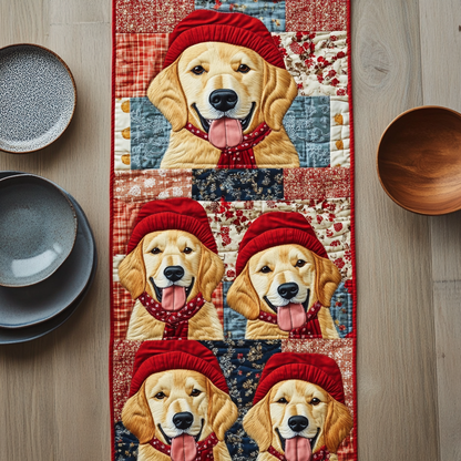 Golden Bond Quilted Table Runner VTQ-Myprintsy