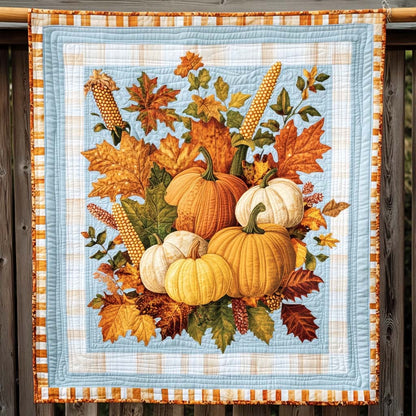 Golden Fields Of Plenty Quilted Blanket VTQ-Myprintsy