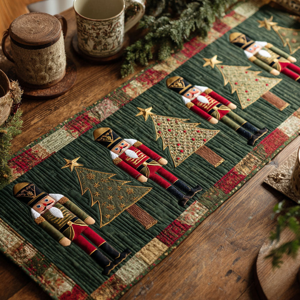 Golden Glow Quilted Table Runner VTQ-Myprintsy