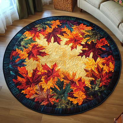 Golden Harvest Quilted Round Mat VTQ-Myprintsy
