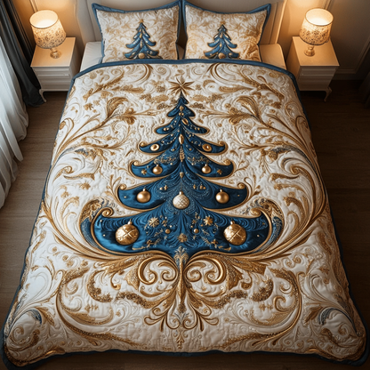 Golden Tree -Piece Quilted Bedding Set VTQ-Myprintsy