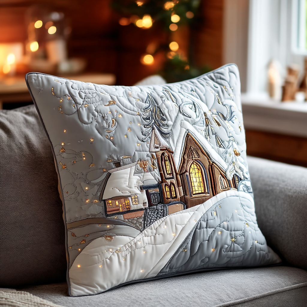 Golden Village Quilted Pillow Case VTQ-Myprintsy