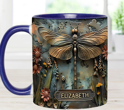 Green Lady - Personalized Gardening Accent Mug-Myprintsy